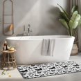 thumbnail image 2 of White Butterfly Black Silhouette Pattern Kitchen Rug Mat,Kitchen Runner Rugs Non Skid Washable,Decorative Kitchen Floor Mats for Kitchen,Sink,Laundry,17"x47.2", 2 of 7