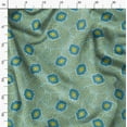 thumbnail image 3 of Soimoi Poly Taffeta Green Fabric By the Yard - 56 Inch Wide - African Tribal Material - Artistic and Modern Patterns for Various Uses Printed Fabric, 3 of 6
