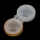 thumbnail image 5 of 10 Pedazos Mini Estuche de Almacenaje de Lentes Yinane Caja de lente de contacto Orange transparente, 5 of 7