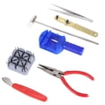 thumbnail image 2 of 16 piezas de herramientas de reparación de relojes Kit de relojero para cambiar la correa del reloj y reemplazar la batería, 2 of 10