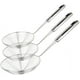 thumbnail image 1 of Cucharas espumaderas de alambre de acero inoxidable ZHAOCHENG colador asiático con mango para freír alimentos 12 pulgadas 32cm 35cm, 1 of 5