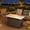 Dark Brown, variant on 45" Propane Fire Pit Table, 50,000 BTU Outdoor Gas Fireplace with Lid, Lava Rocks & Glass Beads, 2-in-1 Wicker Patio Heater & Coffee Table for Backyard Gatherings, Dark Brown