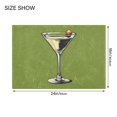 thumbnail image 4 of Yayeee Bath Rugs for Bathroom Floor Set of 2 Non Slip Fluffy Soft Absorbent Mat, Light Black Martini, 4 of 7