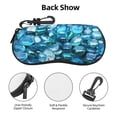 thumbnail image 3 of Sikiie Blue Kyanite Sunglasses Soft Case Neoprene Zipper Eyeglass Case, Zipper Portable Spectacle Cases for Men Women, 3 of 6