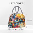 thumbnail image 2 of Easygdp Colorful Fishing Boats Bolsa de Almuerzo Insulada Grande, Forro de Aluminio, Diseño Espacioso, a Prueba de Fugas, Ideal para Trabajo, Picnics, Viajes y Actividades al Aire Libre, 2 of 6