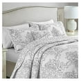 ZZYY Quilt Bedspread Oversized Queen 4 Piece Bedding Set 110" x 120