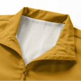 thumbnail image 3 of Jalioing Zip Up Jacket for Men Business Casual Long Sleeve Stand Collar Jacket Solid Color Hoodless Windbreaker with Pocket, 3 of 6