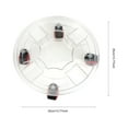 thumbnail image 2 of MLINS  Flowerpot Wheel Tray Moving Rack Large Pots for Plants Outdoor, 2 of 8