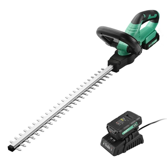 20V Cordless Hedge Trimmer, 22.83" Dual Action Blades Electric Hedge Trimmer with 2.0Ah Battery and Charger