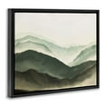 thumbnail image 4 of Stupell Industries Misty Mountain Range Atmospheric Landscape Watercolor Painting Jet Black Framed Floating Canvas Wall Art, 24x30, by JJ Design House LLC, 4 of 5