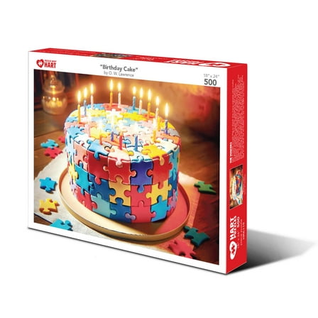 Hart Puzzles Birthday Cake