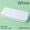 White, variant on Pencil Box Storage Manage Box, Multi-purpose Ruler Office Supplies Plastic Pencil Cases, Snap-Tight Lid Organizer for Pens Crayons Markers, Stackable Desk Drawer Organization