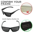 thumbnail image 3 of Walleva Brown Polarized Replacement Lenses for Smith Optics Outlier XL Sunglasses, 3 of 6
