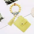 thumbnail image 4 of Tarjetero Lvero Zulema para Mujeres Brazalete Monedero Cartera Limon amarillo, 4 of 8