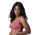 thumbnail image 3 of BRAVADO! DESIGNS Sustainable Ballet Nursing Sleep Bra | Lipstick | S, 3 of 5