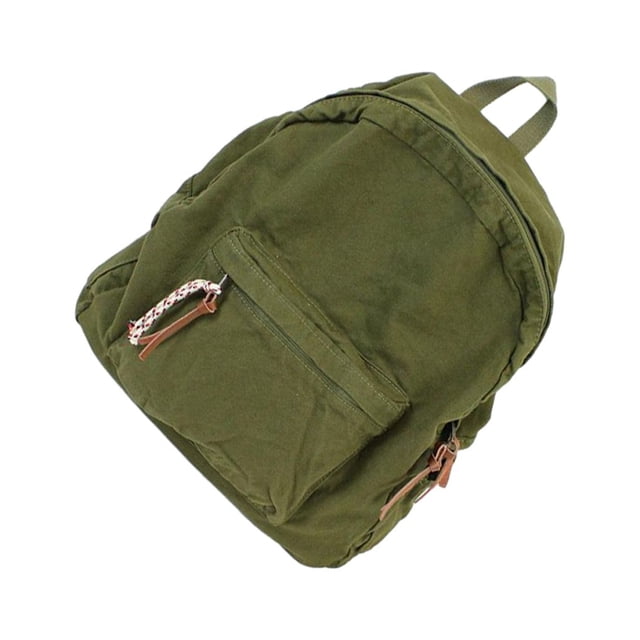 Transemion Adjustable And Stylish School Backpack For Unisex With Durable Comfortable Cloth School Bag olive 1Set