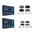 thumbnail image 1 of CMX Front Rear Ceramic Brake Pads Kit for Car Toyota Camry Solara Avalon KCX-100022, 1 of 9