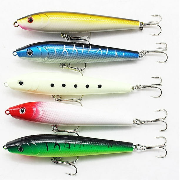Stickbait Sinking Pencil Pike Fishing Lure 9cm 8.6g Artificial