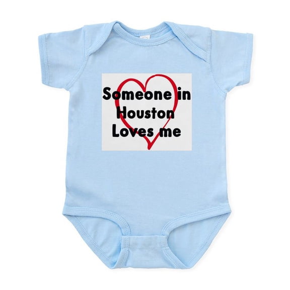 CafePress - Loves Me: Houston Infant Bodysuit - Baby Light Bodysuit, Size Newborn - 24 Months