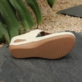 thumbnail image 5 of Caywon Women Flip Flops Thong Sandals, Metal Disc Flat Slide, Open Toe Slip On Summer, Comfortable Ladies Shoes Sandalias Mujer, 5 of 9