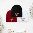 thumbnail image 4 of Bows Simple Street Hat Trendy Portable Hat Decoration Adult Children's Hat for Cold Weather Accessory royal blue, 4 of 4
