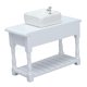 thumbnail image 4 of Tocador de casa de muñecas juguetes únicos blancos lavabo de casa de muñecas fresco en miniatura para casa de muñecas en miniatura 1:12 ANGGREK Otros, 4 of 8