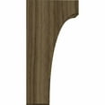 thumbnail image 3 of Ekena Millwork 5 1/4"W x 6"D x 12"H Clarksville Bracket, Walnut (2-Pack), 3 of 4