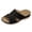 Black, variant on Clearence Women’s Wide Width Thick Wedge Heel Fish Mouth Sandals Summer Slippers, Lightweight Casual Beach Shoes with Non-Slip Sole & Breathable Adjustable Straps