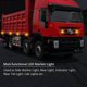 thumbnail image 2 of 4x4LEDs Side Lights Front Rear Clearance Lights Waterproof LED Marker Lights 12V 24V Universal for Trailer Van Caravan Truck Lorry Bus-Amber, 2 of 5