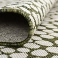 thumbnail image 5 of Rugs.com Jill Zarin Outdoor Collection Rug – 10' 8 Square Green Flatweave Rug Perfect For Living Rooms, Kitchens, Entryways, 5 of 9