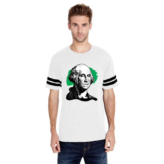 Unisex President George Washington Football Fine Jersey T-Shirt