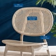 thumbnail image 4 of Side Dining Chair, Grey Gray, Wood, Modern Contemporary Farmhouse Coastal, Kitchen Room Cafe Bistro Restaurant Hospitality, 4 of 8
