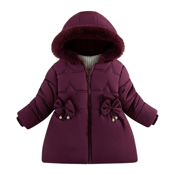 LUOGENLI Suit Jacket for Girls Children's Winter Padded Padded Jacket Thickened Fashion Down Jacket Girls Jackets Size 7 Girls Jackets Size 7-8 18-24 Months