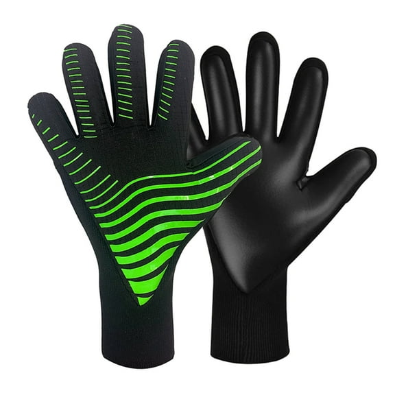 Soccer Goalie Gloves Goalkeeper Gloves with Fingersave Wrist Protections Strong Grip Goalkeeper Gloves for Youth, Adults