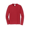 thumbnail image 5 of Port & Company Long Sleeve Fan Favorite Tee-L (Team Cardinal), 5 of 6