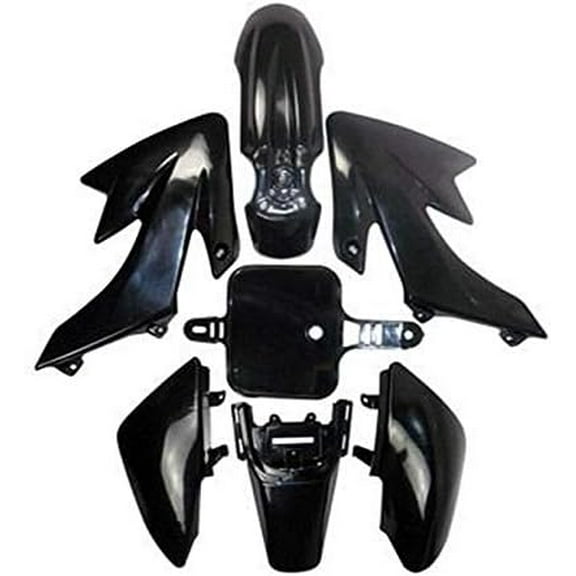 Black Plastics Fairings Kit for Pit Bike Coolster SSR 110 125cc CRF50 XR50