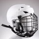 thumbnail image 3 of Combo de máscara y Casco de hockey sobre hielo ajustable profesional blanco Cola, 3 of 8