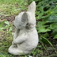 thumbnail image 4 of Estatua de resina para perro, meditación, Pose de Yoga, adornos, oración impermeable, escultura de Bulldog Francés Zen, artesanía, estatuilla de decoración de jardín, 4 of 5