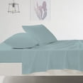 thumbnail image 1 of Refurbished Color Sense 300-Thread Count Cotton Sateen Bed Sheet Set, Wrinkle Resistant, True Grip Fit Technology, Turquoise, Twin, 3-Piece, 1 of 4