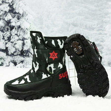 

Kids Snow Boots Boys Girls Winter Boots Warm Waterproof Outdoor Non Slip Cold Weather Unisex Boots