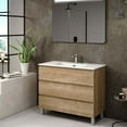 thumbnail image 3 of DAX INTERNATIONAL DAX Costa Single Vanity Cabinet 40 Inches Oak, 3 of 3