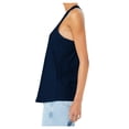 thumbnail image 3 of Yellow Rooster Women's Jersey Racerback Female Tank Navy 2X-Large, 3 of 6