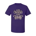 thumbnail image 2 of Wild Bobby, A Little Country, A Little Hood, Pop Culture, Men Graphic Tee, Purple, 4X-Large, 2 of 4