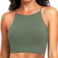 thumbnail image 5 of Women's Plus Size Swim Top Solid Color Adjustable Straps Removable Pads Racerback Tankini Top Summer Beach Pool Bathing Suit AG, 5 of 5