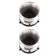 thumbnail image 2 of par de adaptadores de buje NAB de aleación de aluminio pulido profesional de 10 pulgadas para Studer ReVox para Akai para Teac Silver, 2 of 12