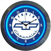 GENUINE CHEVROLET NEON CLOCK  8CHEVY