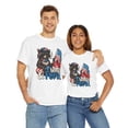 thumbnail image 2 of Feral 4th of July USA Unisex Heavy Cotton Tee-KHJUL4504-White-S, 2 of 3