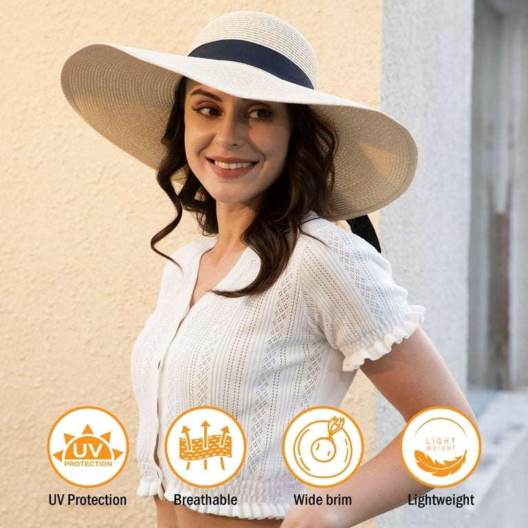 Sun Hat Womens Wide Brim Hat Sun Protection Hats for Women Sun