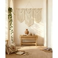 thumbnail image 6 of Klamerit Macrame Wall Hanging Decor, 43x32" Large Macrame Wall Hanging, Chic Boho Woven Tapestry Decoration ,Weave, 6 of 7