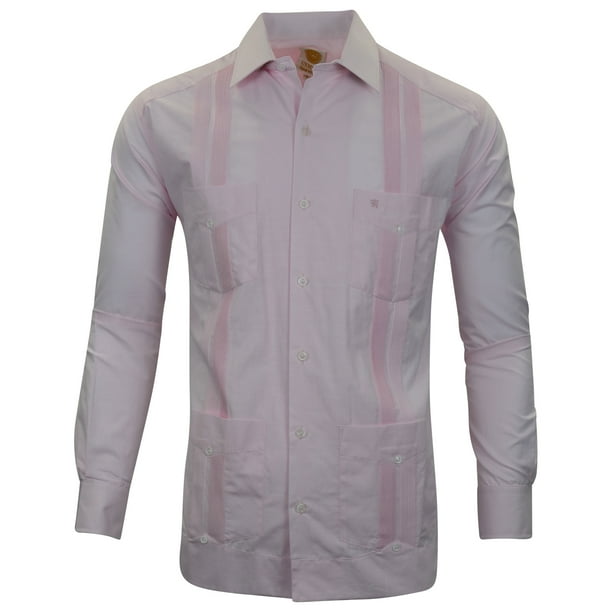 Manchester Guayabera Regular Fit Rosa, CH Manchester 3548E